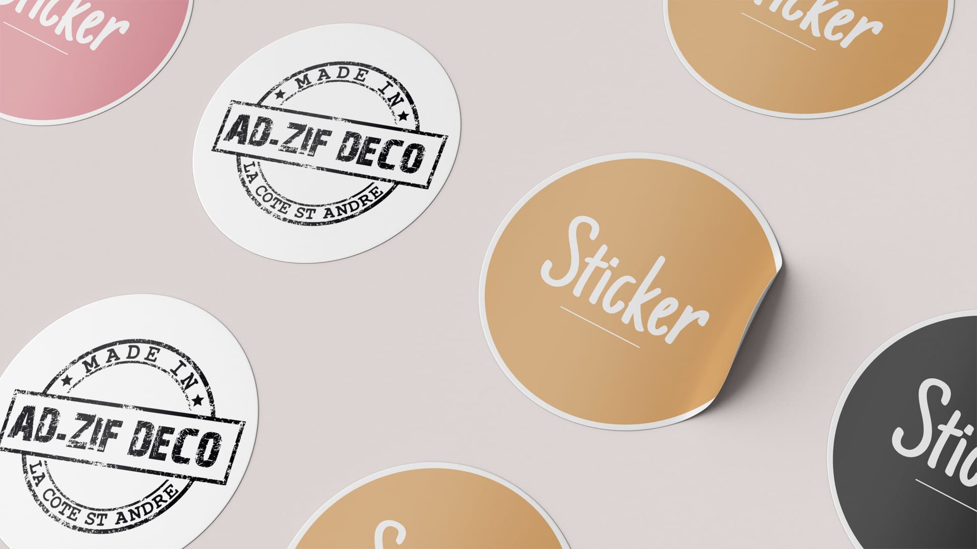 Autocollants stickers personnalisés impression Isère